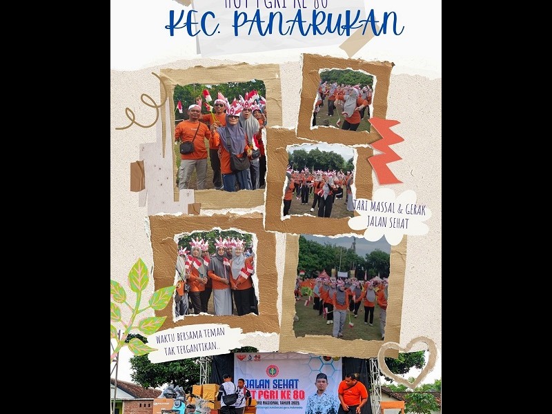 MEMERIAHKAN HUT PGRI KE 80