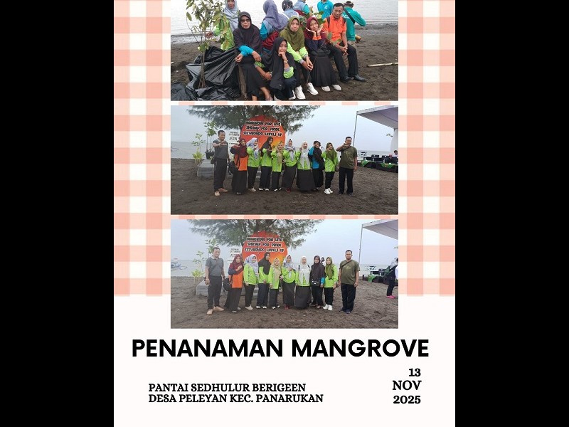 PENANAMAN MANGROVE DAN COASTAL CLEANUP